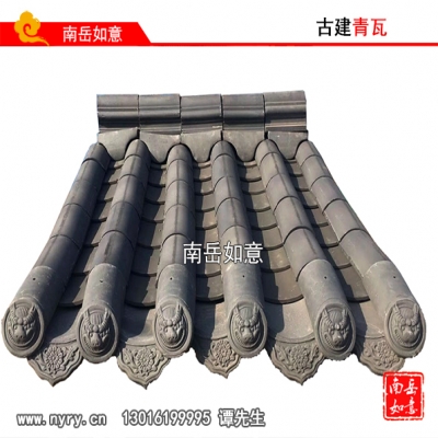 古建青瓦（脊瓦、擋勾、筒瓦、滴水、貓頭）